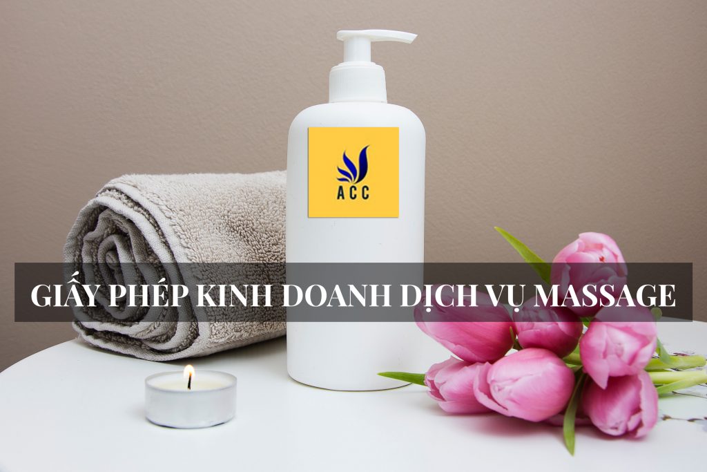 Giấy phép kinh doanh MASSAGE